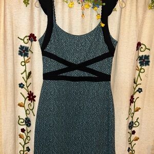Free People Blue Sheath Cocktail Dress